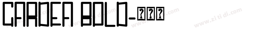 CARDEA BOLD字体转换
